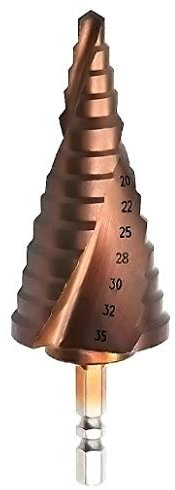 Meichoon M35 Cobalt Stufenbohrer Mehrlochbohrer 6-35mm Spiral Groove