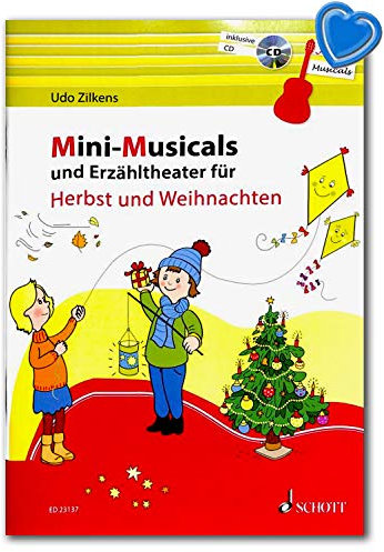 Mini-Musicals und Erzähltheater für Herbst und Weihnachten für Gitarre/Schott Music ED23137 9783795716820
