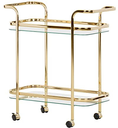 South Shore 12879 Maliza Barwagen Gold und Glas Südküste, Gehärtetes