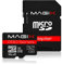 Magix Scheda MicroSD Card PRO Series Classe10 V30 + Adattatore SD, Velocità di lettura fino a 100 MB/s (32GB)