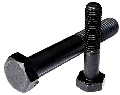 Vis à tête hexagonale M10 x 110 avec tige DIN 931 - Quantité 10 - Acier noir - Classe de résistance 10,9 - Conforme à la norme ISO 4014.