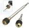 2 PCS 60mm-150mm 1/4 Inch Hex Shank Drill Bit Extension Screwdriver Bit Holder Extension Rod Self-locking Drill Bit Holder Quick Release Chuck Adapter Connector Power Drill Tool