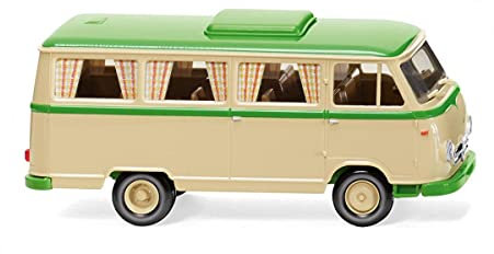 Wiking 027044 H0 Borgward Campingbus B611 beige grün Spur HO 1:87