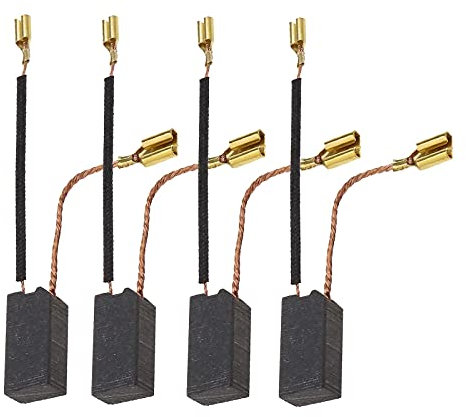 ECSiNG 2 Paires Balais de Charbon 6.3x10x19mm/0.25x0.39/0.75pouce Pièce de Rechange de Moteur Compatible avec HILTI TE54 TE55 TE504 TE505 Accessoires d'outils Électriques