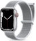 Maledan Solo Loop Correa Compatible con Apple Watch Correa 44mm 38mm 42mm 40mm 41mm 45mm 49mm, Sport Ajustable Band Compatible con iWatch Series 9 8 7 6 5 4 3 2 1 SE, 42mm/44mm/45mm/49mm, Gris Claro