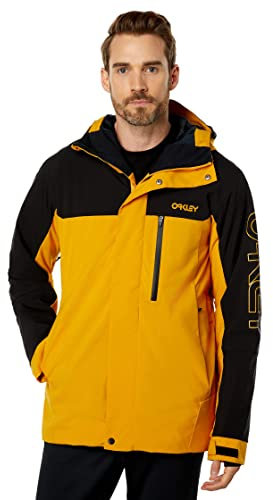 Oakley Herren TNP TBT Insulated Jacke, Amber Yellow-Blackout, L