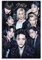 Stray Kids Korean Boy Band Kpop Poster, dekoratives Gemälde, Leinwand, Wandkunst, Dekoration für Zuhause, Schlafzimmer, Dekoration, Poster, 20 x 30 cm