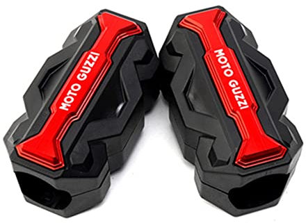 IRISZ per Moto per Guzzi V85TT V9 Roamer/Bobber/V85 TT/V7 Stone/Speciale Moto Protezione Motore Paraurti Bar Accessori Protezione anticaduta (Colore : Rosso)