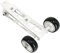 pistro Bike Easywheel Aluminiumlegierung, BMX-Klapprad, einfache Räder für Birdy 2–3 Serie, einfache Radteile, Zubehör – Silber