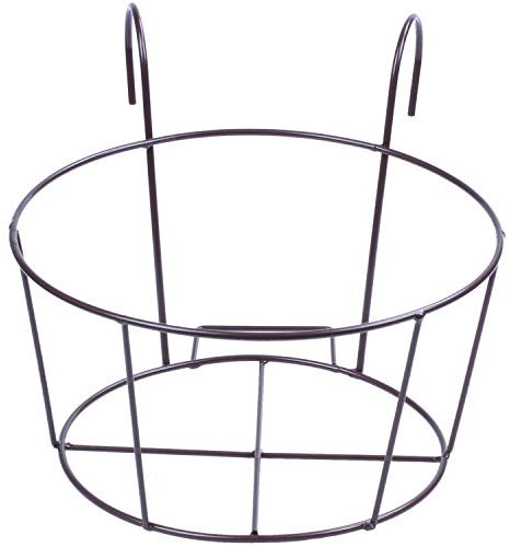 Griwiuiowe Metallo Fiori Vaso Appeso Balcone Giardino Fioriera Decorazione Casa Cestino Colore