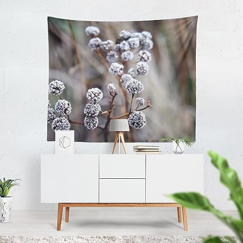 CEVAN Wandteppichanime Buntes Wandtuch Blume Wandteppiche Illusionen Wanddecke Tumblr Weiss Wanddekoration Bedruckter Stoff 200X200 cm