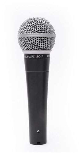 COOLMUSIC SO-7 Cardioid Dynamic Vocal Microphone, Storage Bag, 5M XLR plug cable Included