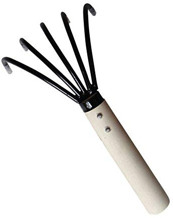 IkErna Gärtner Klauen -Rake -Garten Für Perfekte Pulverisierte Und Belüftete Boden