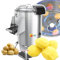 HLGKBY 12L Electric Potato Peeler Machine 70-100KG/H Stainless Steel Peeling Turntable, Easy Disassemble/Clean, Potato Peeler Washer, for Taro Ginger Sweet Potatoes
