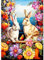 AIRDEA 5D Ostern Kaninchen Blumenmeer Diamond Painting Erwachsene Kits, DIY Diamond Painting Bilder, Mosaikherstellung Malen Nach Zahlen, Full Drill Malerei Kits für Home Wand Décor 30x40cm