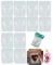 12x Non-Stick Heart Molds, 3D Transparent Large Flexible Plastic Heart Shaped Chocolate Moulds, 10cm Valentine Love Hearts Shaped Moulds for Easter, Valentine's Day Present