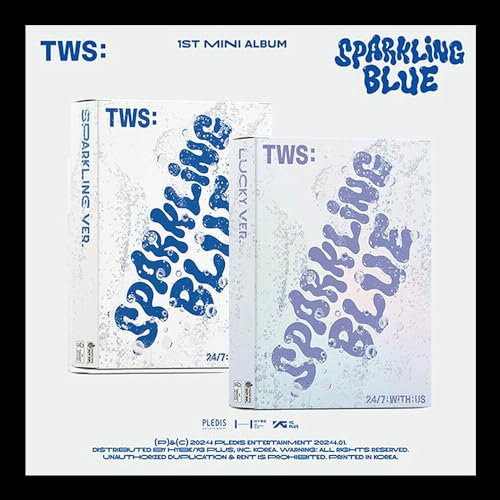 TWS [SPARKLING BLUE] 1st Mini Album (SPARKLING/LUCKY - Random Ver.) K-POP SEALED