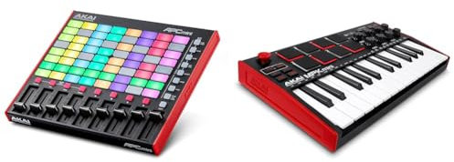 Akai Professional APC Mini MK2, Controlador MIDI USB para Lanzar Clips con Ableton Live, 64 Pads & Professional MPK Mini MK3 - Teclado Controlador MIDI USB de 25 Teclas con 8 Drum Pads