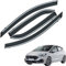 HARLSO Auto Comfort Windabweiser für Ford Fiesta 2010 2011 2012 2013 2014 2015 2016 2017 2018, Einfache Montag Regen Abweisend Regenabweiser Anklebbare Deflektoren Auto Zubehör