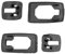 Außen türgriff Für VW Für Golf III 3 Für Cabrio Variant 1H 1991-1999 165703120 1H0837209 4Pcs Vorne Hinten Außen Tür Griff Dichtung Kit Auto Außentürgriff