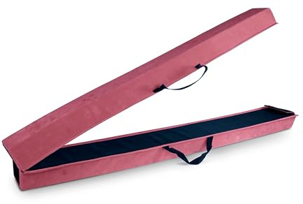 DRUNA Barra Viga de Equilibrio Plegable con Base Antideslizante, Barra Gimnasia Artística para Niños y Adultos, con Bolsa de Transporte INDIGO 240/300 cm Largo