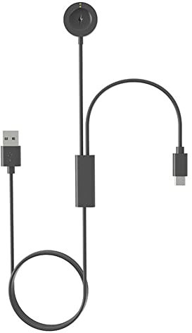 2-in-1 Charger for Fossil Gen 6/Gen 5/Gen 4 Venture, Smartwatch Charging Cable Cord Dock Stand