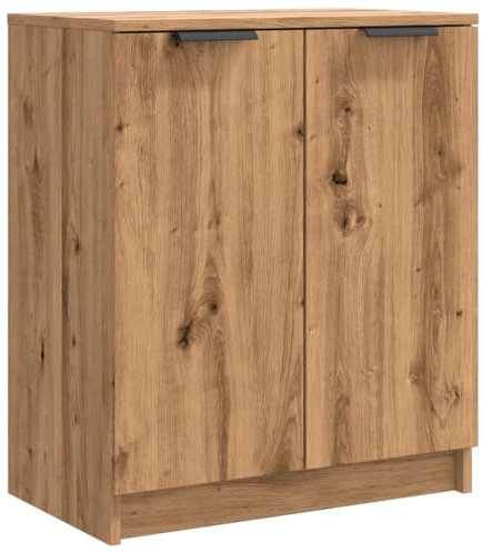 vidaXL Schuhschrank, Schuhregal mit Stauraum, Schuhständer für Eingangsbereich Flur, Schuhablage Schuhaufbewahrung, Artisan-Eiche Holzwerkstoff