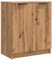 vidaXL Schuhschrank, Schuhregal mit Stauraum, Schuhständer für Eingangsbereich Flur, Schuhablage Schuhaufbewahrung, Artisan-Eiche Holzwerkstoff