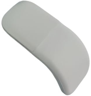 Souris pliable sans fil Bluetooth silencieuse pour ordinateur Mac OS souris de bureau portable pliable (blanc)