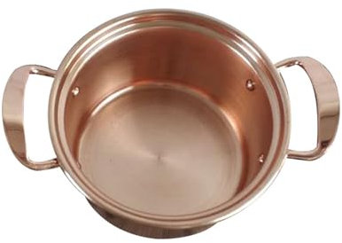 NCPSAKD Reines Kupfer Topf Schmortopf Massiv Leicht zu reinigen Handarbeit