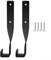 Kettensägen-Aufbewahrungsregal, Haken, Kettensäge, Wandhalterung, Werkzeug für Garagenwand, sichere Aufbewahrung für Kettensägen und schwere Geräte (2 Stück)