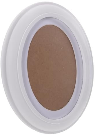 GARVALON Ovaler Holzbilderrahmen Aus Massivholz 17,8 Cm Als Wanddekoration Oder Tischdekoration Zum Aufbewahren Von Fotos