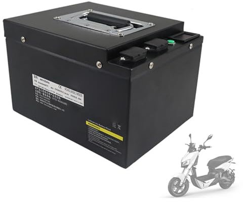 SSCYHT 60 Volt E-Bike Akku Motorrad Akku 60V 15AH 17.5AH 20AH 25AH Lithium Batterie mit Ladegerät für 1500W 1000W 500W Mountainbike Motor,60v20ah