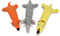 TONGKTAI Dog Toys Squeaky, No Stuffing Durable Puppy Toys with Crinkle Paper & Reusable Bottle Insert, Interactive Plush Toys for Anxiety Relief, for Samll Medium Large Breeds(3 PACK)