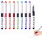 9 Colored Disposable Fountain Pens with EF 0.5 mm Fine Nib, Multicolor Ink Set for Smooth Writing, Journaling, Sketching, Lettering & Calligraphy – Office, School & Art Supplies