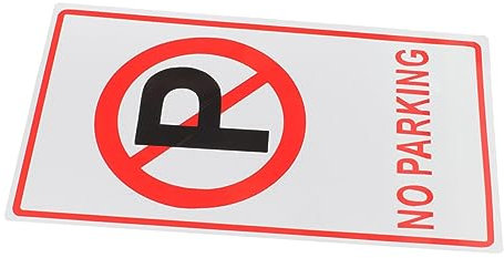 TOPBATHY Nicht Parken Schild Parkverbotsschild Aus Aluminiumblech Wetterbeständig Für Öffentliche Und Private Orte Als Verkehrszeichen Und Hinweis Geeignet