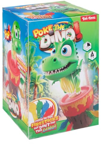 Stechen Sie den Dino Vulkan Kinderspiel