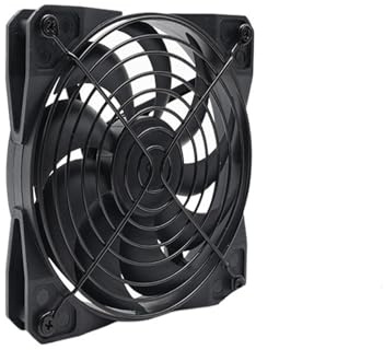 Ventilateur de refroidissement 120mm 3000 tr/min avec contrôleur 12V 220V, ventilateur d'extraction de châssis, armoire de poste de travail, ventilateur de serveur(1 fan set)