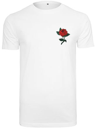 Mister Tee Homme Rose Tee T Shirt, Blanc (White 00220), L EU