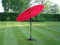 Garden Mile® - Sombrilla de jardín de 2 m de color para cóctel, parasol de acero con recubrimiento de polvo para muebles de jardín, sombrilla con función de ventilación e inclinación