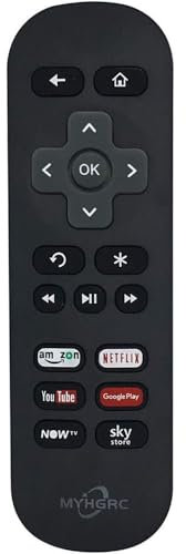 MYHGRC Replacement Now TV Remote Control Compatible with all NOW TV BOX 1 2 3 4 HD LT XS XD Ultra and Express/+, Premiere/+