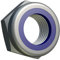 M12 Zinc Plated Alloy Steel Lock Nut with Nylon Insert Locknut Hex for Bolt, Zinc Plated Finish - Locking Stop Nuts ISO 10511 DIN 985 (Pack of 5) (12mm Ø)
