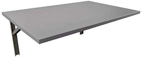 MIKON 70x40 Wandtisch Wandklapptisch Küchentisch Schreibtisch Esstisch Klapptisch Esstisch Wandtisch Küchentisch Schreibtisch Kinderschreibtisch Bartisch Computertisch | Light Graphite