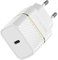 OtterBox EU Cargador de Pared USB-C PD 20W, Cargador de Carga rápida para Smartphones y Tablets, Resistente a caídas, Rugerizado, Ultra Duradero, Blanco