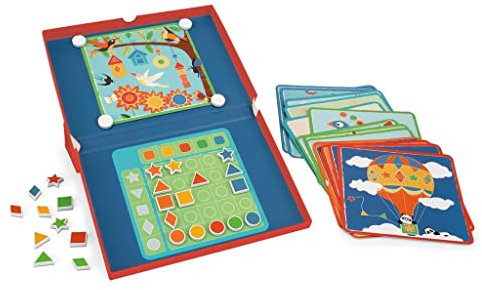 SCRATCH 276182272 Magnetisches Lernspiel Farben und Formen, 1 Spieler, für Kinder ab 5 Jahren
