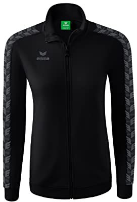 Erima Essential Team Tracktop Jacke Damen schwarz, 36 Damen