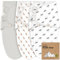 KeaBabies 3-Pack Bio Swaddle Schlafsack Baby - Pucksack Baby 0-3 monate für Neugeborene, Weich und Gemütlich Pucktuch Säuglinge fur Mädchen, Jungen, Babyschlafsack Neugeborene,Atmungsaktiv(The Wild)
