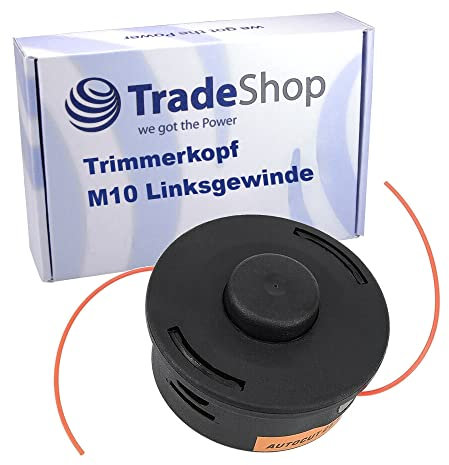 Trade-Shop Trimmerkopf/Fadenkopf/Mähkopf M10 Linksgewinde für Stihl FS 120/250 FS131 FS240 C-E FSA90 FSA90R FSA130 FSA130R FR131T FSA135 FR350