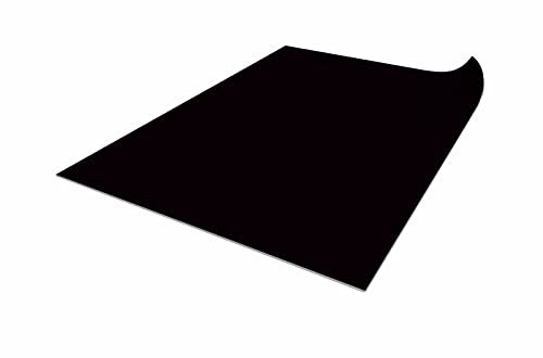 PLAYMATS U054-domino Anti-Slip for Domino-universal Games mat, Black, 120 cm x 80 cm / 47' x 31,5'