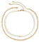 IUDWCG 2 Pcs Perlenketten, elegante Nachahmungsperlen-Halskette, Punk-weiße Perlen-Halskette, Männer, Frauen, Silberkette, geschichteter Modeschmuck